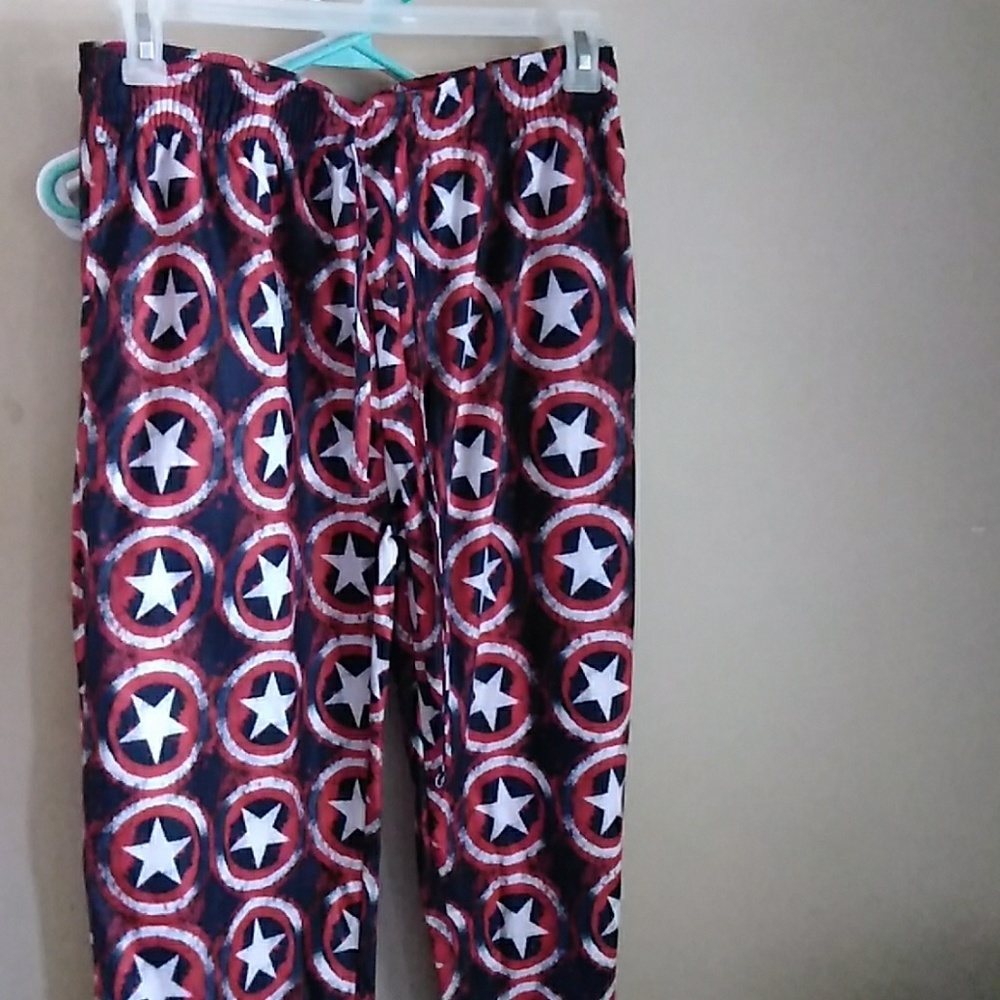 Marvel Captain America sleep pants size Lg